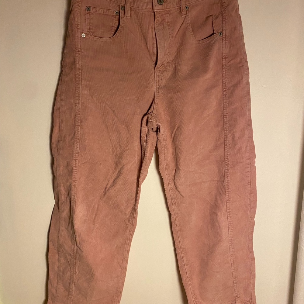 Lucky Brand Women's Corduroy Pants in Dusty Pink